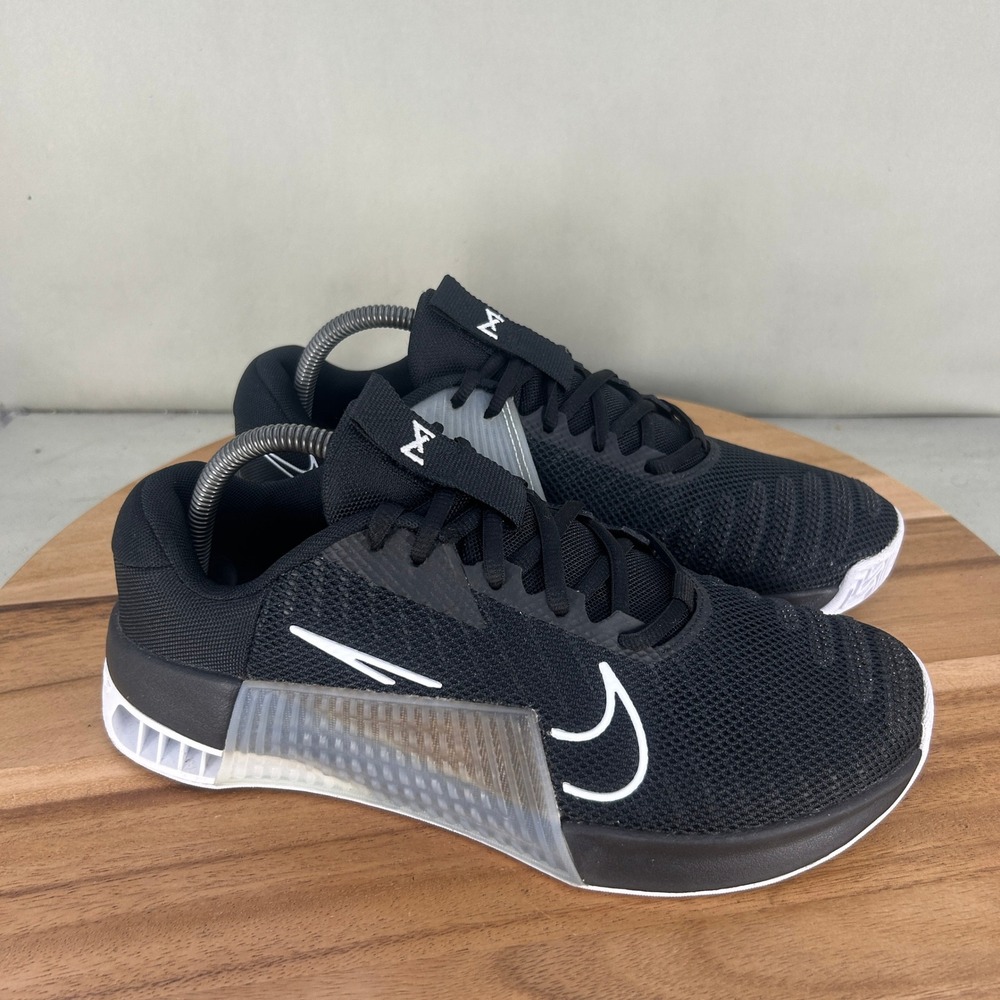 Nike Metcon 9 Black White Training Shoes HF0671-900 Mens 8.5 Gym Workout Sneaker